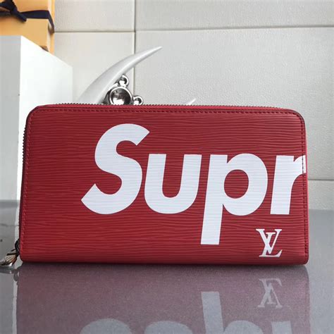 replica louis vuitton x supreme wallet|supreme louis vuitton wallet stockx.